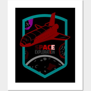 nasa t shirt Posters and Art